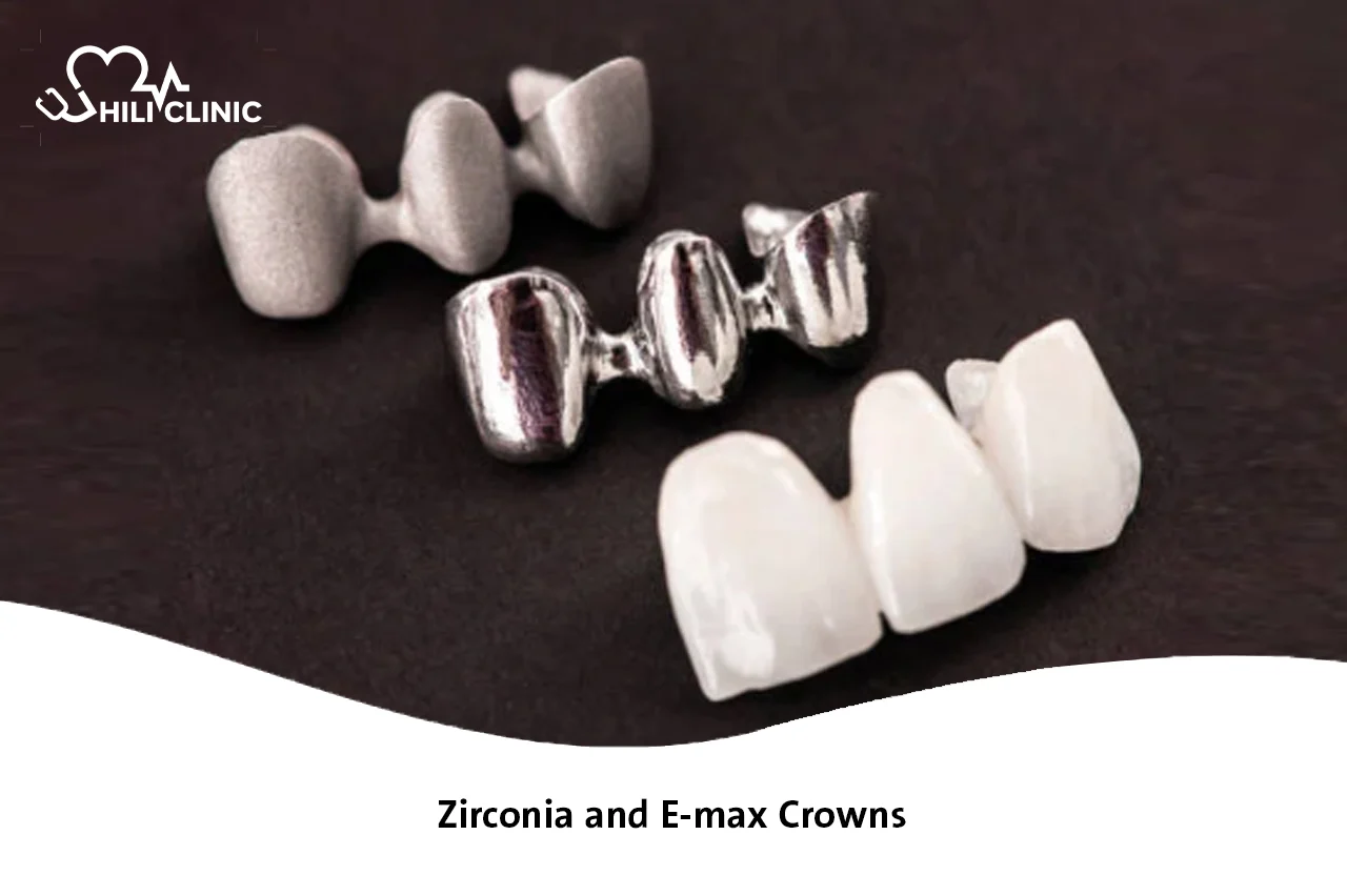 Zirconia and E-max Crowns