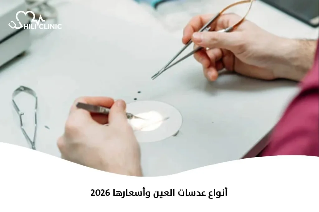 أنواع عدسات العين وأسعارها 2026