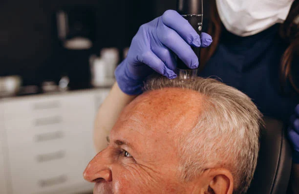 نتائج الشهر الأول بعد زراعة الشعر